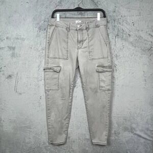 True Craft Gray Skinny Cargo Pants